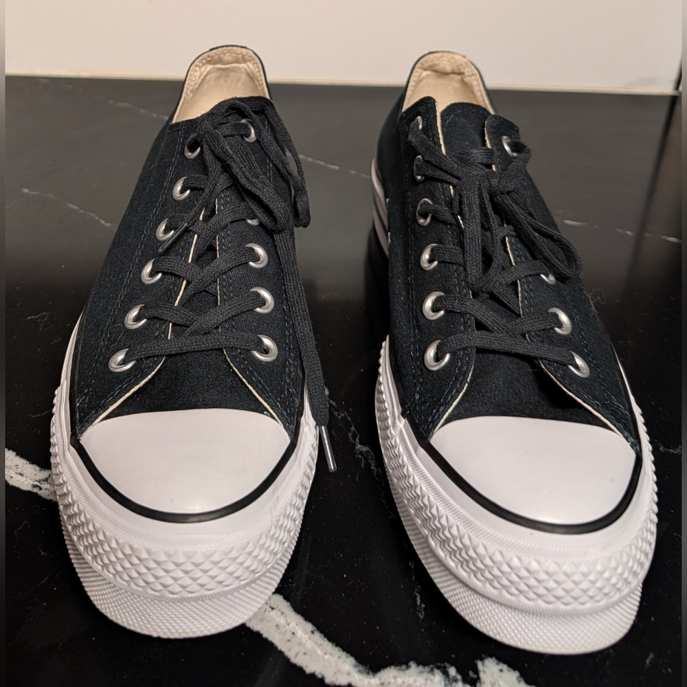 Converse Chuck Taylor All Star Lift OX Low Top Sneakers Size 10 Used Exc - Picture 4 of 11